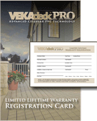 VEKAdeck Warranty